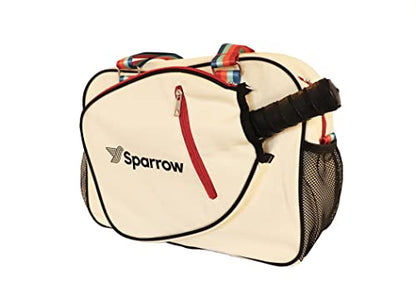 Pickleball Bag - Sports Bag For Gear, Gym Essentials - Adjustable Strap, Mesh Pockets, Pickleball Paddle Compartment With Cover - Stylish Retro Look - 20x8x12" - color: Four Stripes