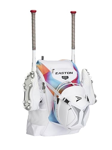 Easton | Ghost NX Backpack Equipment Bag | Adult | Fastpitch Softball | Team Logo Panel | Multiple Colors - color: Sunset