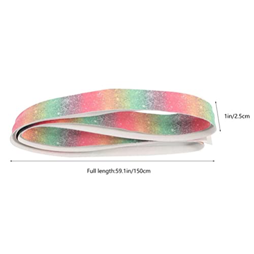 INOOMP 10pcs Tennis Racket Grip Tape Rainbow Color Badminton Grip Tape Anti Slip Absorbent Sweat Pu Racquet Handle Grip Tennis Overgrip for Rackets