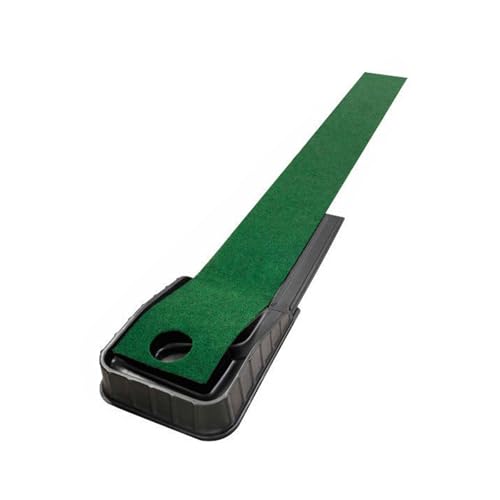 Golfing Putting Trainer Putter Practice Mat with Auto Return Training Device for Indoor Outdoor Portable Trainer