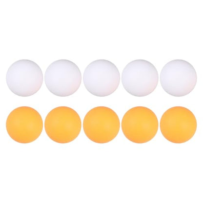 Table Tennis Balls Pong Balls Plastic Table Tennis Supplies 10pcs Yellow and White for Outdoor Home Sports Training