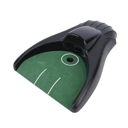 Asixxsix Automatic Putting Cup, Battery Powered Portable Putting Green Indoor with Automatic Ball Return for Golf Practice Yard Office