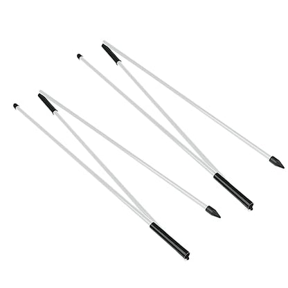 Eshan Golf Alignment Sticks 2 Pack Swing Training Aid Equipment Collapsible Trainer Practice Rods Posture Corrector in Handy Storage Tube Case for Men Women Golfer Swinging