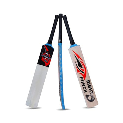 Cricket Bat for Tape Ball and Tennis Ball, Wooden, Short Handle, Adult and Kids Size - size: Kids