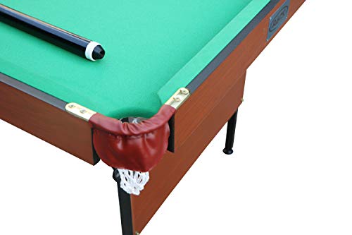 RACK Crux 55-inch Folding Billiard/Pool Table – Portable, Space-Saving Foldable Design - style: Mint Green Original