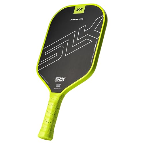 Selkirk Sport SLK Halo Raw Carbon Fiber Pickleball Paddle | Power, Pro and Control Pickleball Paddles | T700, 18K Ultraweave, Aramid Fiber LinkWeave | Designed & Controlled in USA - color: Power | Green | 2025, size: Max (All - Around Paddle)