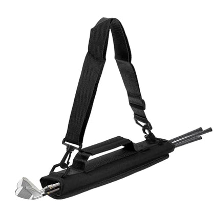 PATIKIL Lightweight Carry Bag, Mini Golf Club Bag with Adjustable Strap for Men Women Golfer Pouch Driving Range Carrier Course Training Practice Case - color: Black