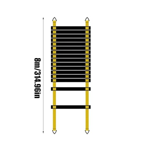 Sports Agility Ladder Set - Portable Speed Training Equipment, Carry Bag Durable Flat Rungs Adjustable Design for Quick Footwork Coordination Balance and Reaction Training for Athletes Soccer