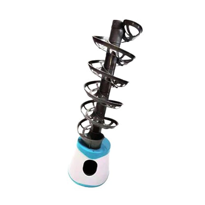 kowaku Table Tennis Robot Portable Table Tennis Equipment Launcher Automatic Table Tennis Serve Machine for Beginners Training - size: Holds 50 Balls