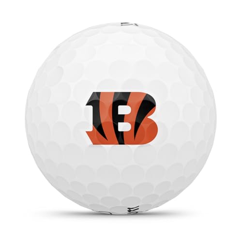 WILSON 2025 Duo Soft NFL Golf Ball - 12 Balls, White, Atlanta Falcons - color: Cincinnati Bengals