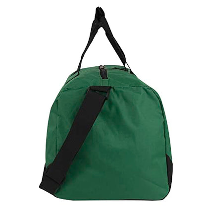 24 Pack Bulk Duffle Bags Wholesale by the Case for Homeless, Sports Teams, and Duffle Bags for Foster Kids (All Green Pack) - color: All Green Pack