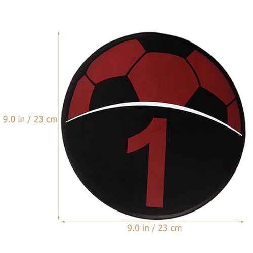 Sosoport 5pcs Markers for Soccer Training Smooth Edges Tpe Material for Football Basketball and Agility Drills