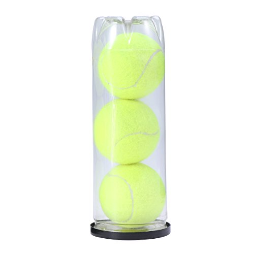 3pcs Tennis Balls Can Practice Tennis Balls Championship Regular Duty Tennis Ball Pet Dogs (Yellow)