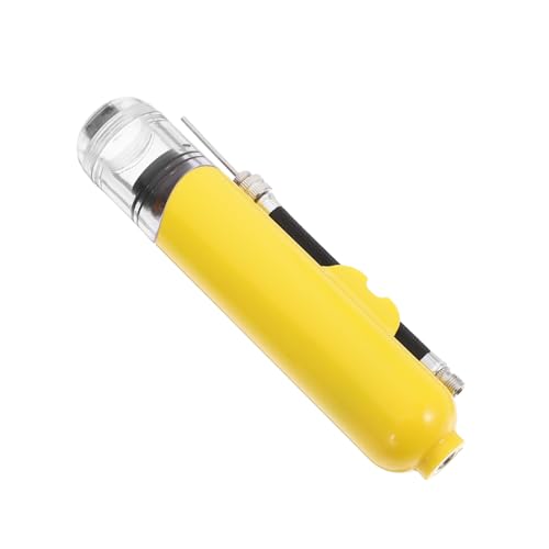 Kisangel Yoga Ball Pump Basketball Air Pump Soccer Ball Pump Balloon Hand Pump Hand Pump for Balls Volleyball - color: Yellow