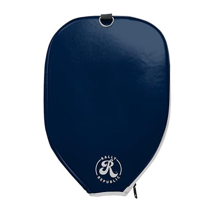 Officially Licensed Collegiate Pickleball Paddle Cover - Lightweight PU Leather Material - Durable Foam Interior Protection with Zippered Closure - Fits Most Paddles on the Market - color: Penn State