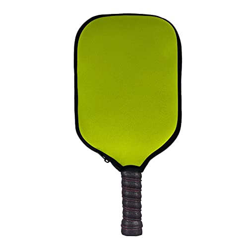 Pickleball Paddle Cover Pickleball Racket Bag Neoprene Racket Case Table Tennis Racket Bag Waterproof Protective Sleeve for Tournament & Training Equipment - color: Green, size: 1 piece