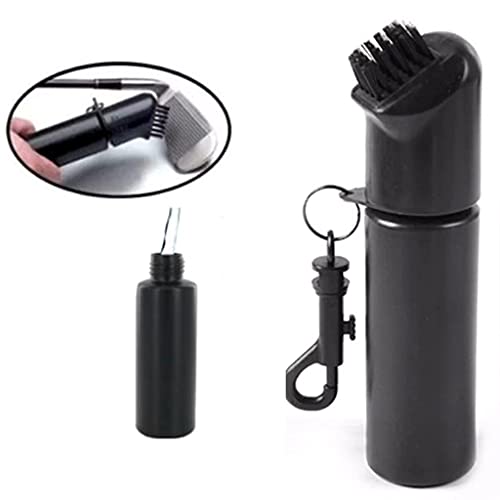 Golf Club Brush,Professional Golf Cleaner Brush with Extrusion Water Bottle&Hook, Easily to Fill Water/Soap Solution