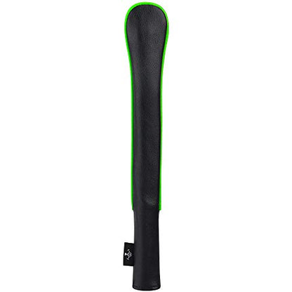 Big Teeth Golf Alignment Stick Covers Training Aid Case Holds 2 Sticks Lucky Clover Pattern - color: Black