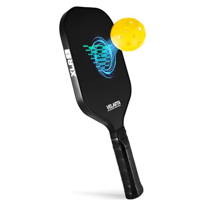 Professional Pickleball Paddles – Best Pickleball Paddle - Pickleball Paddles Carbon Fiber T700 - USAPA Approved - 16mm Paddle Racket for Enhanced Control - Paddle Rackets for Adults - color: Black