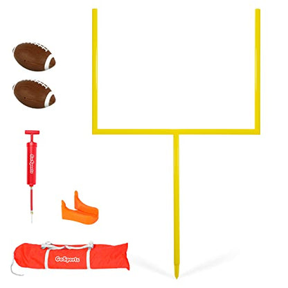 GoSports Football Field Goal Post - 6 or 8 ft Backyard Football Game - style: 6 ft Standard