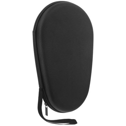 DOITOOL Table Tennis Paddle Case Eva Storage Bag with Black Nylon Fabric Portable Racket Organizer Reusable Sports Storage Pouch for Indoor and Outdoor Games