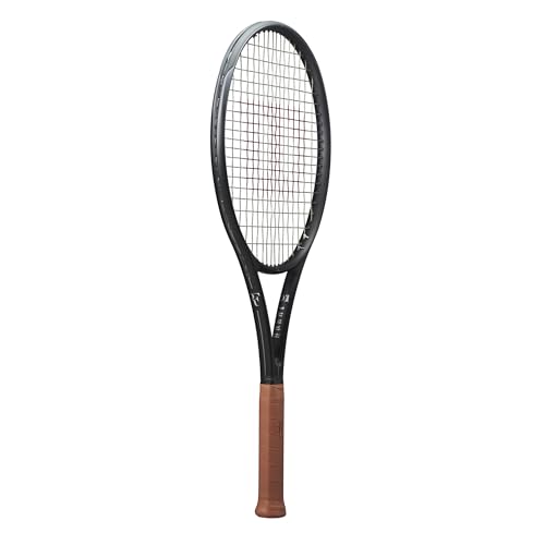 Wilson RF 01 Performance Tennis Racket - Strung with Sensation 16 Natural at Mid Range Tension - size: Grip Size 4 - 4 1/2"