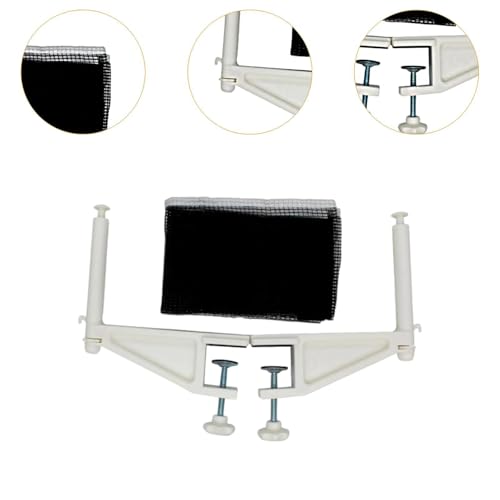 Table Tennis Net Post Set Pong Mesh Rack Exercise Portable Replacement Pong Clamp Net Practice for Outdoor