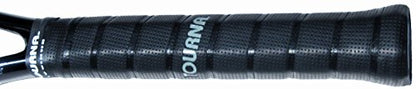 Tourna Pro Thin Replacement Grip 2.54 cm x 110 cm x 1.25 mm, Black (Pack of 4)