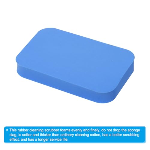 PATIKIL Table Tennis Rubber Care Sponge, 4 Pack Ping Pong Paddle Cleaning Sponge Racket Pat Cleaner, Blue