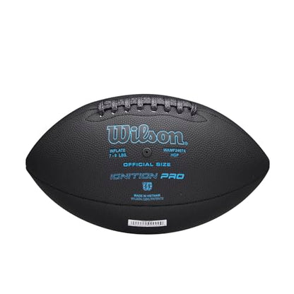 WILSON NFL Ignition Footballs - color: Black, size: Official - Ages 14+, style: NFL Ignition Pro Eco