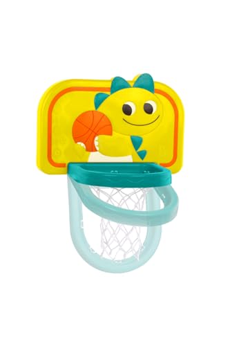 B. toys – Hanging Basketball Net – Adjustable Height – Mini Ball & Air Pump – Sports Toys & Active Play – 3+ Years– Dinosaur Dribbler - style: Basketball With Net