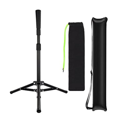 Hikeen Baseball Tees - Batting Tee with Portable Tripod Stand for Softball Hitting Training, Includes Carrying Bag - style: tee