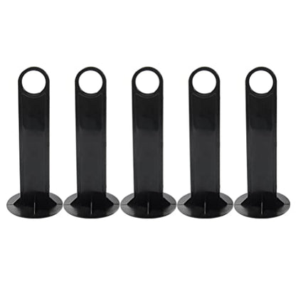 10Pcs Handy Soccer Drill Agility Training Marker Disc Cone Holder Carrier Football Field Cone Markers for Training Football Kid Sports Equipment (Black-10PCS)