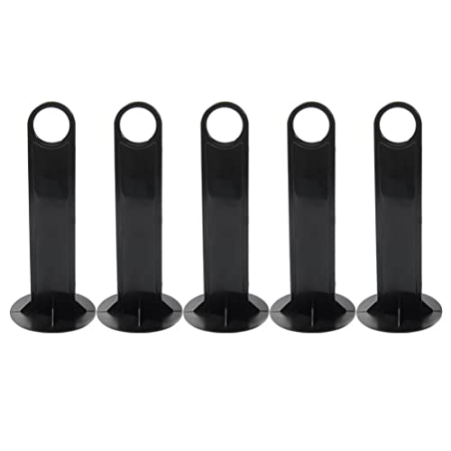 10Pcs Handy Soccer Drill Agility Training Marker Disc Cone Holder Carrier Football Field Cone Markers for Training Football Kid Sports Equipment (Black-10PCS)