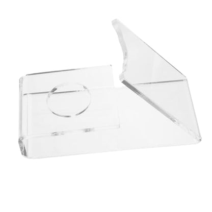 VICASKY 4pcs Clear Acrylic Paddle Display Stands - Adjustable Ping Pong Racket Holder for Showcasing Table Tennis, Sports Memorabilia & Collectibles, Home Office Trophy Case Decoration