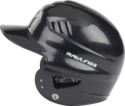 Rawlings | COOLFLO Batting Helmet | T-Ball (6 1/4" - 6 7/8") | Black - color: Black - REMIX