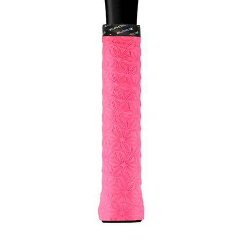 Supacaz SupaSuave Neon Pink Tennis Overgrip - Racket Dry Overwrap - Racquet Grip Tape - Over Grip Wrap - 3pk