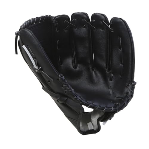 PU Thickened Baseball Glove for Infielders Soft PU Pitcher Mitt Flexible Impact-Resistant Training Glove for Beginners