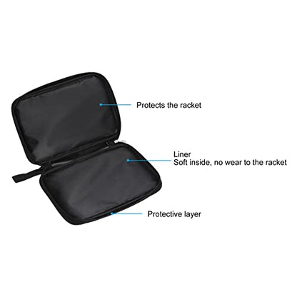 PATIKIL Ping Pong Paddle Case, Table Tennis Racket Case Soft Cover Container Bag for Sports Accessories