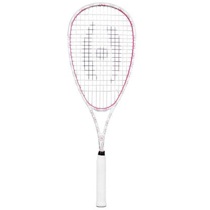 Harrow Junior Squash Racquet - color: White/Pink/Purple