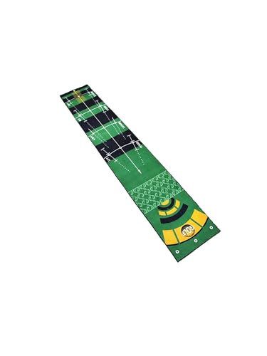 1 Piece Golf Putting Practice mat, Size is 19.69 inches x 116 inches, Portable Washable Non-Slip Folding Putting mat, Suitable for Home, Office, Outdoor use, Party Team Building Activities.