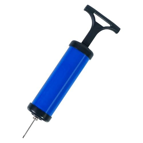 Aoneky 6-Inch Portable Hand Ball Pump - Compact Inflation Kit with 2 Needles, 2 Nozzles, Hose for Sports Balls, Basketball, Football, Pool Floats