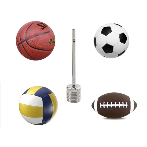 Ball Pump Needle Kit Replacement for Portable Tire Inflator Air Comressor Inflating Adapter,Air Pump Nozzle Adapter Kit for Inflatables, Balloons,Sport Balls, Bicycles,Bike, inflator adapter kit,4pcs