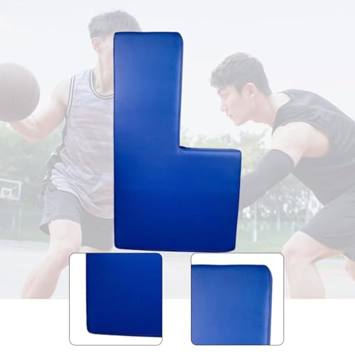 Basketball Blocking Pad Training Equipment with Padded Blocking Guard Dribbling Device and Control Board PU Leather Suitable for