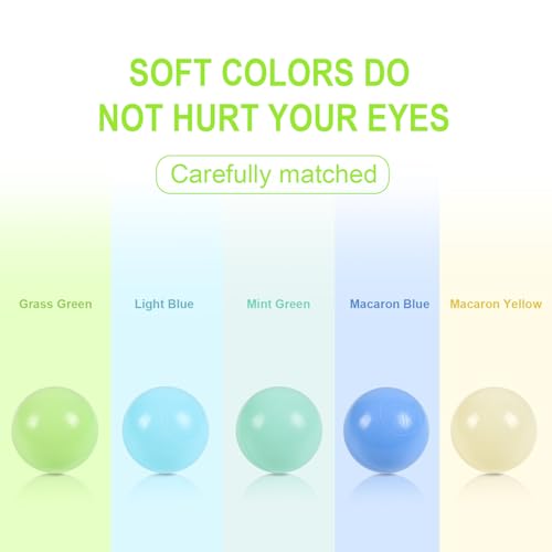 TRENDBOX Ball Pit Balls Plastic Balls for Ball Pit Pool Playpen Babies Kids Children Birthday Parties