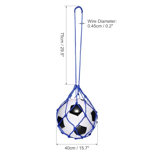 PATIKIL Solo Football Kick Net, Football Return Throw Training Net Soccer Training Aid Control Skills for Youth Adult Kicking Practice