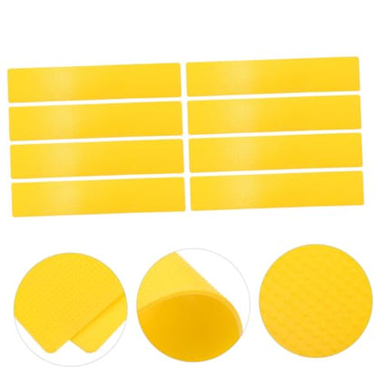 POPETPOP 8pcs Tennis Training Markers Flat Markers for Soccer Basketball and Other Sports Tear Design for Boys and Girls and Athletes Versatile Gym Use