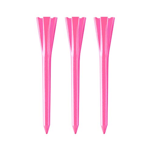 Izzo Plastic Golf Tees (100 Pack) - color: Neon Pink, style: 2.75 Inches