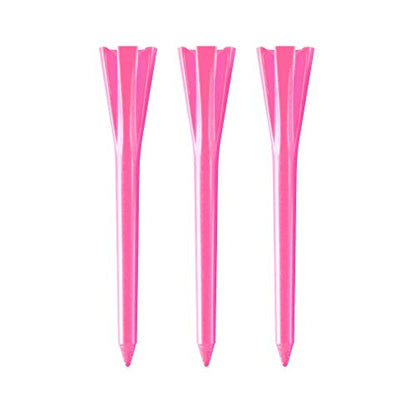 Izzo Plastic Golf Tees (100 Pack) - color: Neon Pink, style: 2.75 Inches