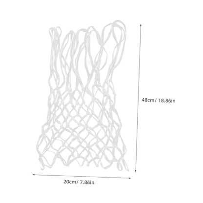 Toddmomy 12 Loop Heavy-Duty Nylon Basketball Net Weather-Resistant Replacement Mesh for Standard Basketball Rim for Outdoor Use